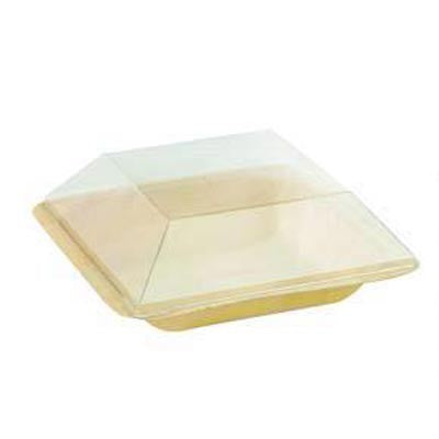 100Pcs - Couvercle Dôme Scandinavie transparent en plastique PET 110x110x20mm FirstPack - Mathon - 2