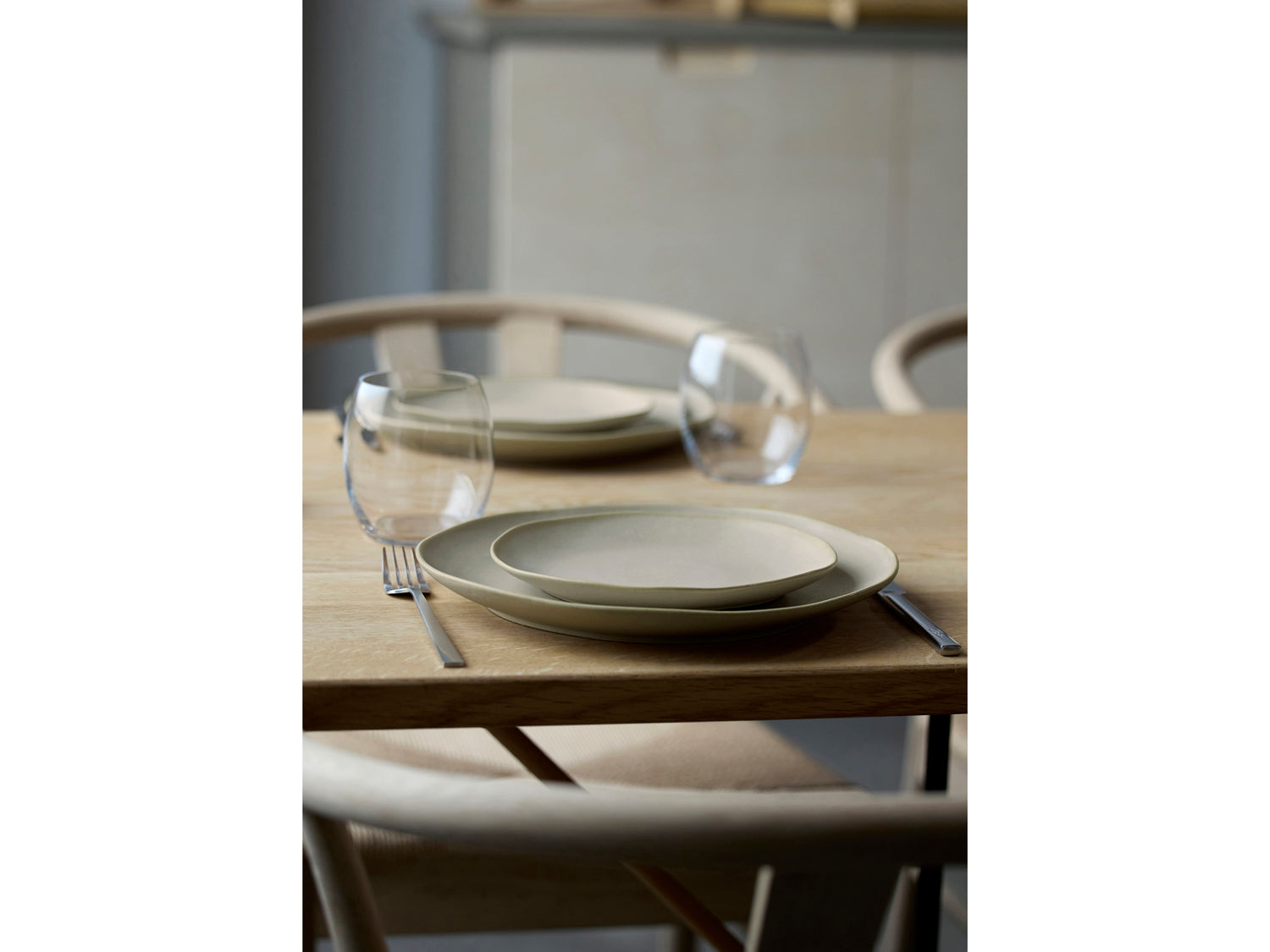 Assiette plate Shoku en Grès Marron chaud Villa Collection - Mathon - 9