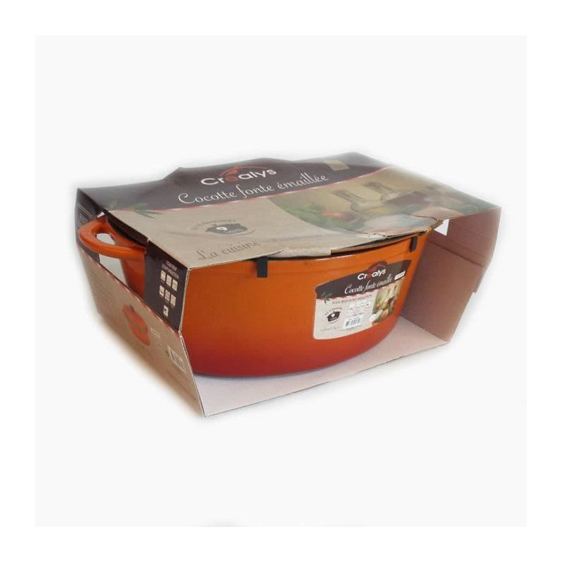 Cocotte ovale en fonte d