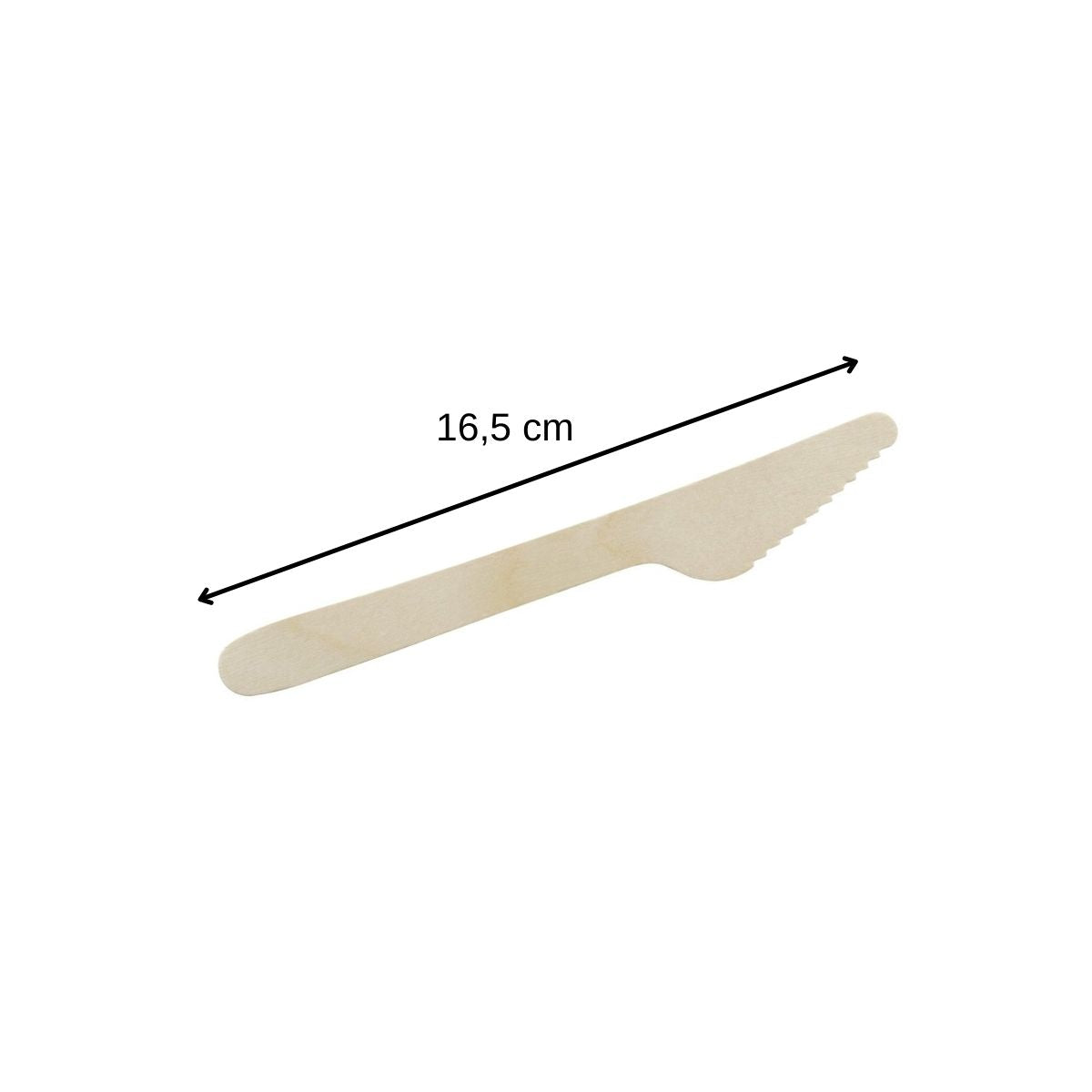 Lot de 30 couteaux en bois jetables  Move Fackelmann - Mathon - 3