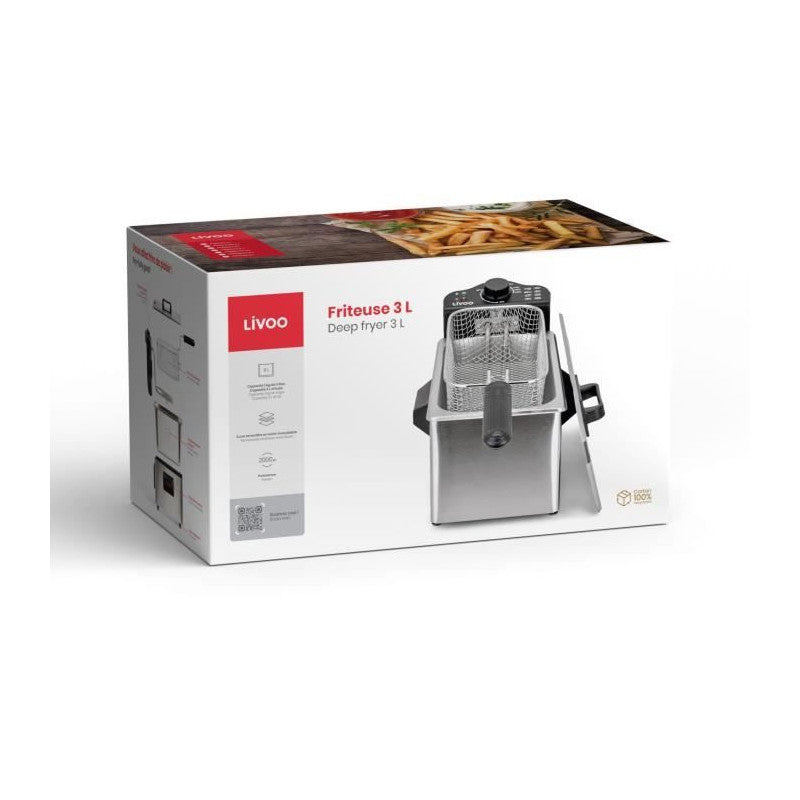 Friteuse en inox 3 L DOC216 Livoo - Mathon - 6