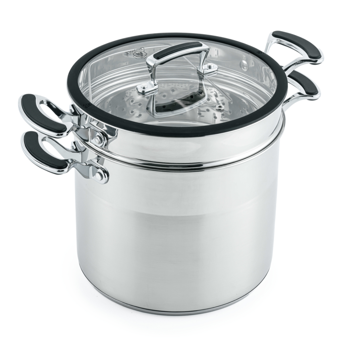 Cuit-pâtes inox 24cm multifonctions Laguiole Cuisson - Mathon - 1