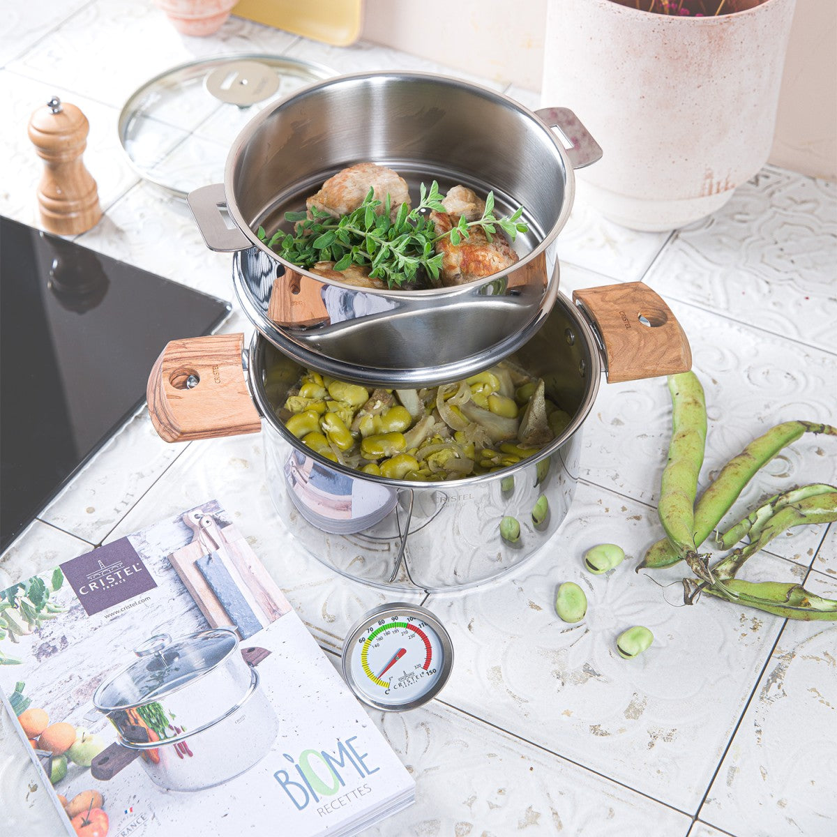 Biome amovible - Bois de hêtre 20cm Cristel - Mathon - 3