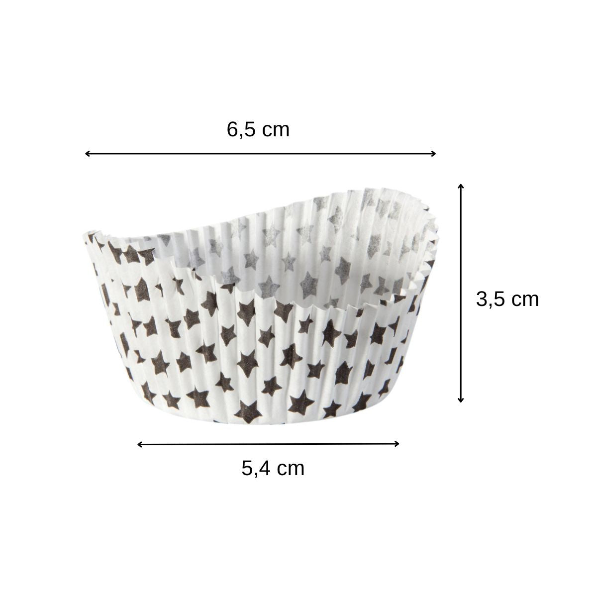 Lot de 50 moules à muffins en papier motif étoile 6,5 cm Zenker Smart Pastry Zenker - Mathon - 3
