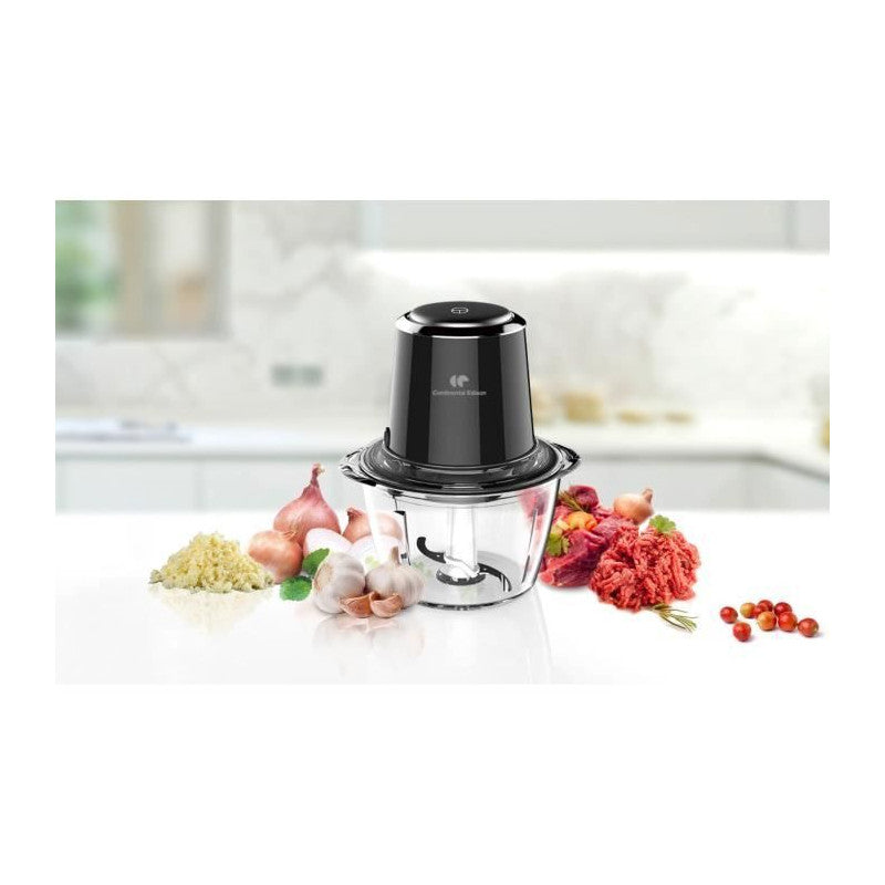 Continental Edison Cemh01 Mini Hachoir Bol En Verre- Noir Continental Edison - Mathon - 2