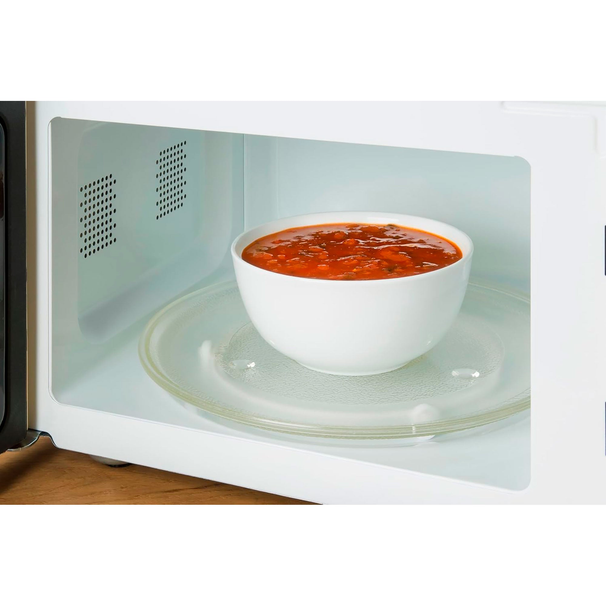 Retro Micro-ondes Numérique 20L, 5 Niveaux Puissance, Décongélation, Minuterie 800 Noir SM22030LBNEU - Mathon - 7