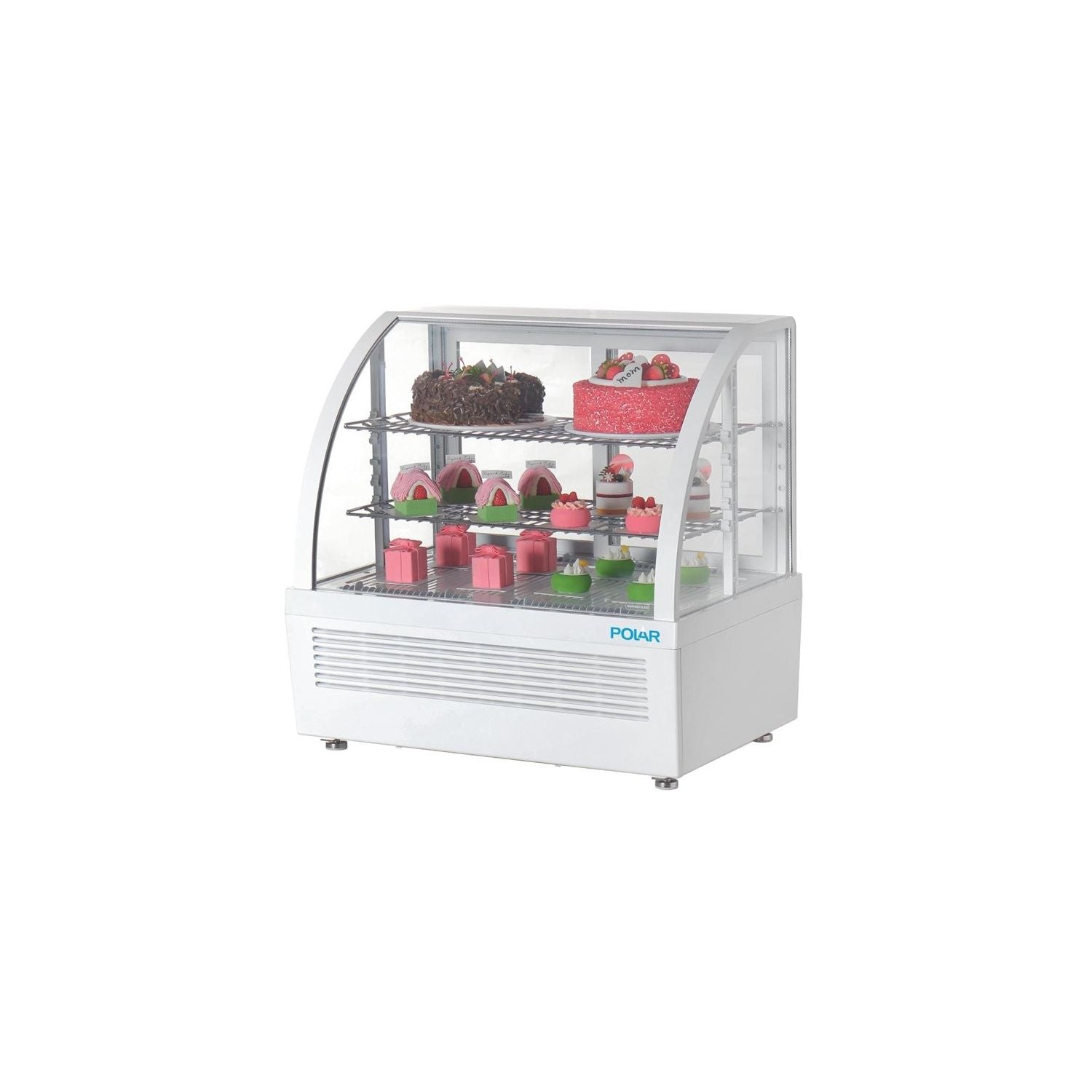 Vitrine Réfrigérée de Comptoir Série C Blanche 100 Litres - Polar - Mathon - 4