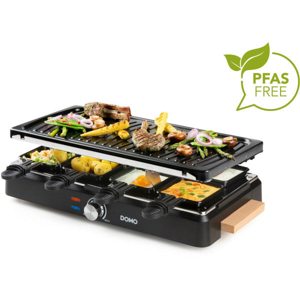 Appareil A Raclette  - Domo - Do9294g - 8 Personnes - Gril - 1400 W Domo - Mathon - 1
