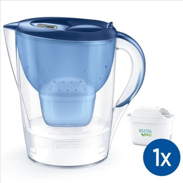 Carafe Filtrante Brita - Marella Bleu Xl - Capacité 3,5l Dont 2,5l D