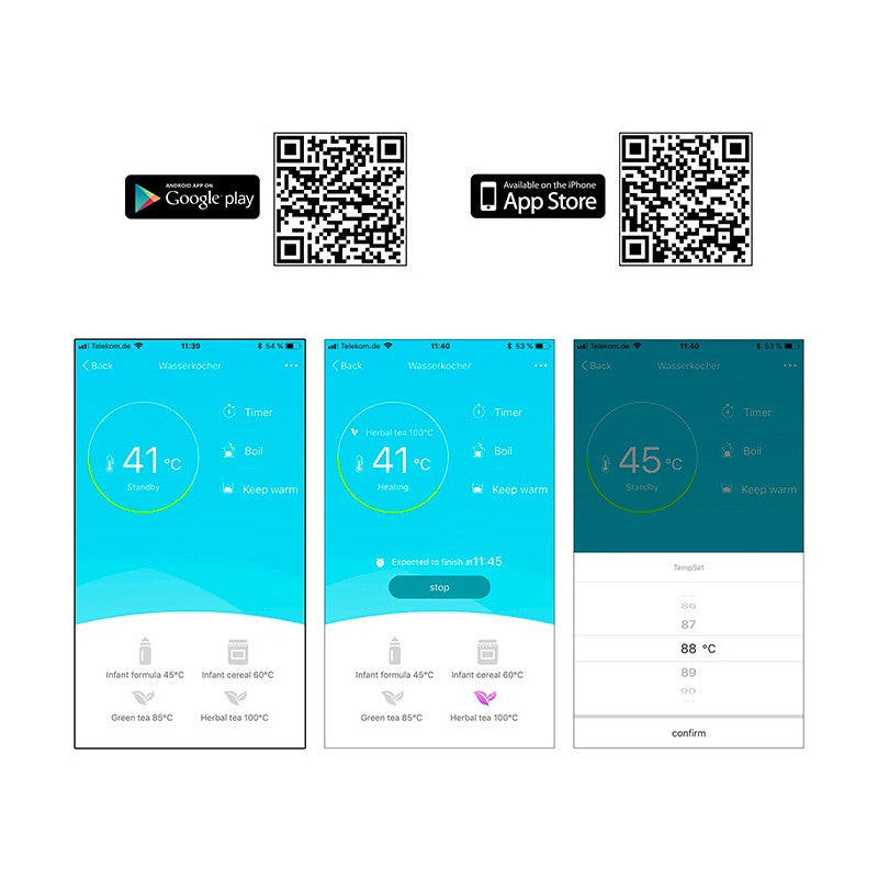 Bouilloire Électrique avec Wifi 1.5L 2200W Proficook PC-WKS 1167G Proficook - Mathon - 5