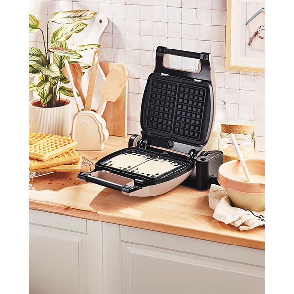 Gaufrier électrique 2 plaques Premium Gaufres® gris minéral 1200 W Lagrange - Mathon - 3