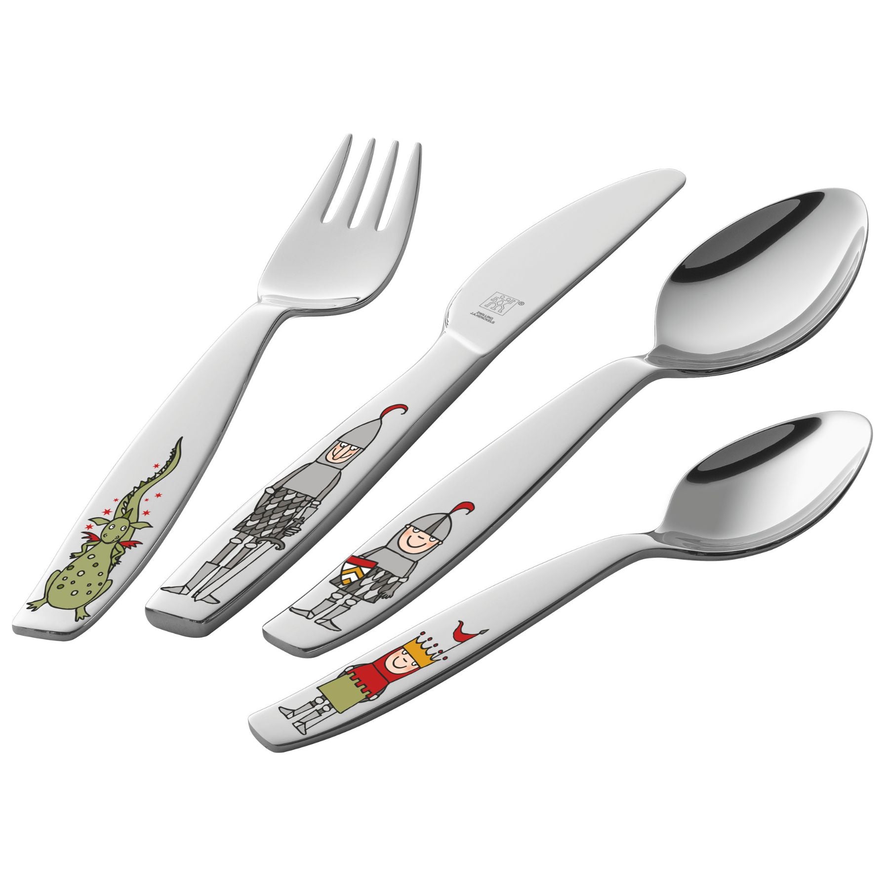 4-pcs, Couverts pour enfants, Argent Zwilling - Mathon - 1