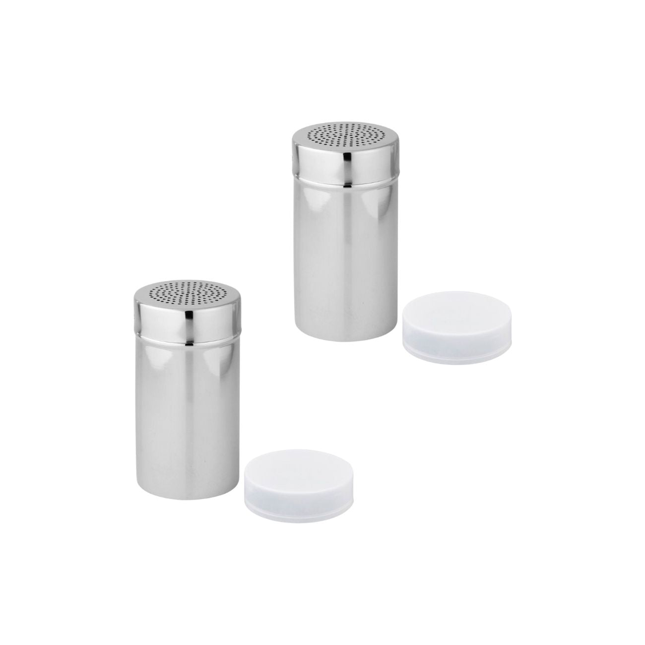 Ensemble de 2 Saupoudreuses de cuisine avec couvercle 13 cm  Divers Fackelmann - Mathon - 1