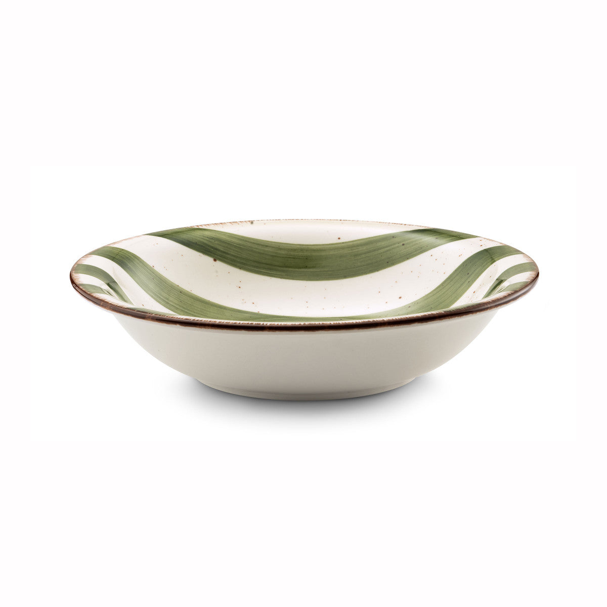 Rivage Sauge - Assiette salade et pâtes 21 cm (lot de 6) Médard de Noblat - Mathon - 1