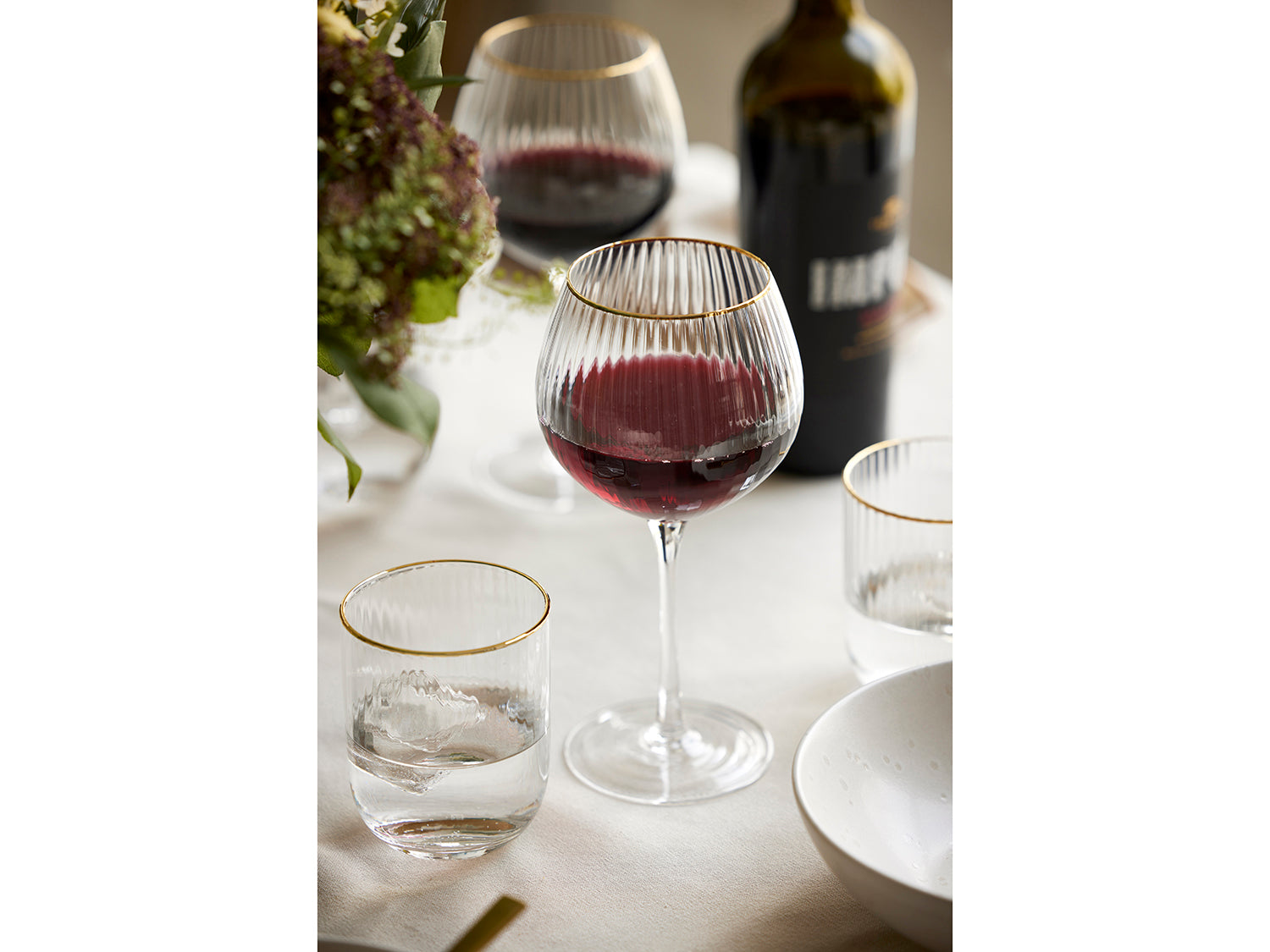 Set de 4 verres à gin tonic PALERMO GOLD Transparent Lyngby Glas - Mathon - 6