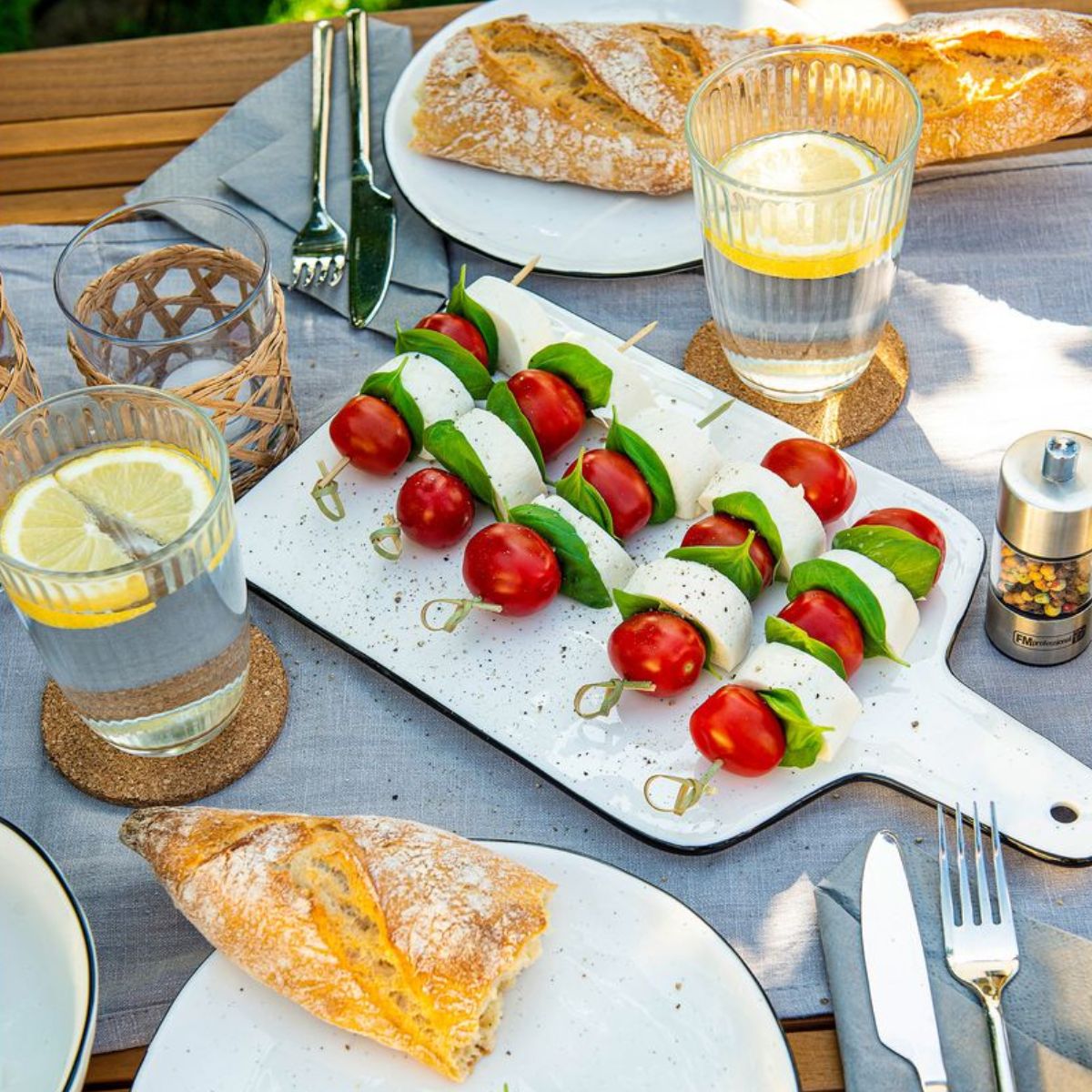 Lot de 100 pics à brochettes en bambou de 10 cm  Wood Edition Fackelmann - Mathon - 6