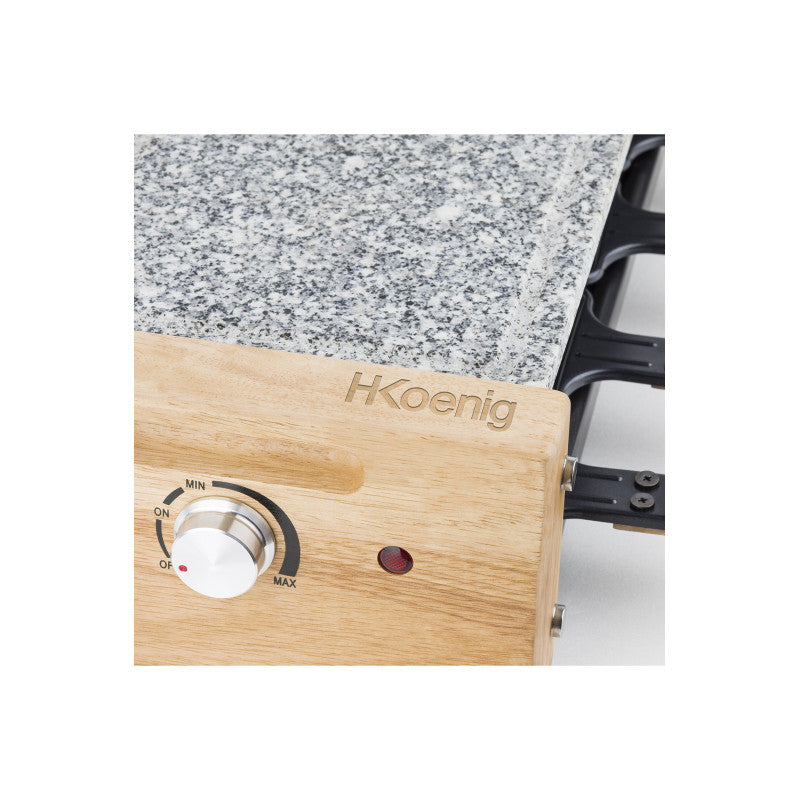 Raclette et pierre à cuire 8 personnes - WOD8 H.Koenig - Mathon - 5