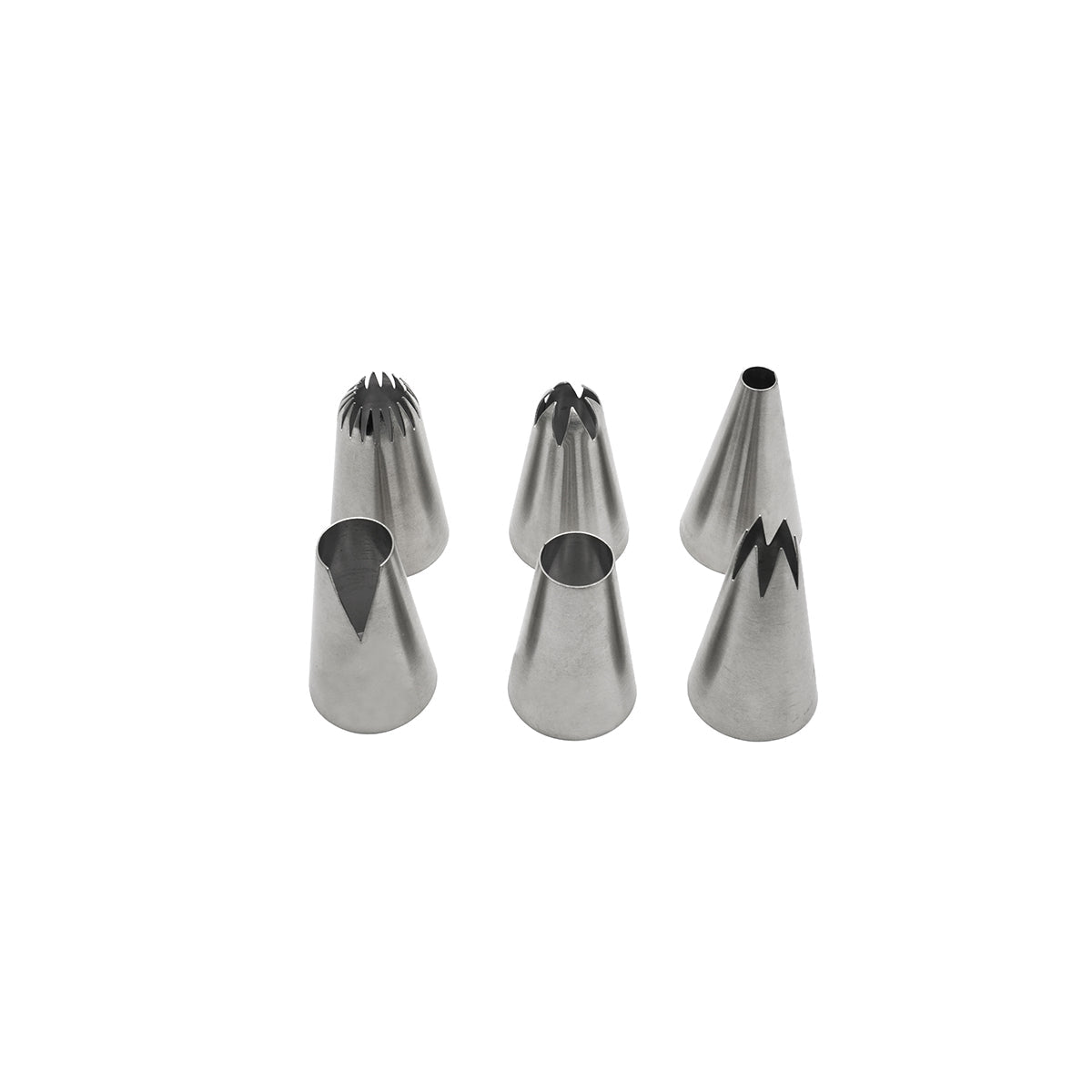 Lot de 6 douilles à pâtisserie en inox grand modèle Zenker Smart Pastry Zenker - Mathon - 1