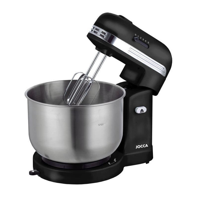 Robot Pétrin - Jocca - Bol En Acier Inoxydable 3,5 L - 5 Vitesses - Noir Et Gris Jocca - Mathon - 5