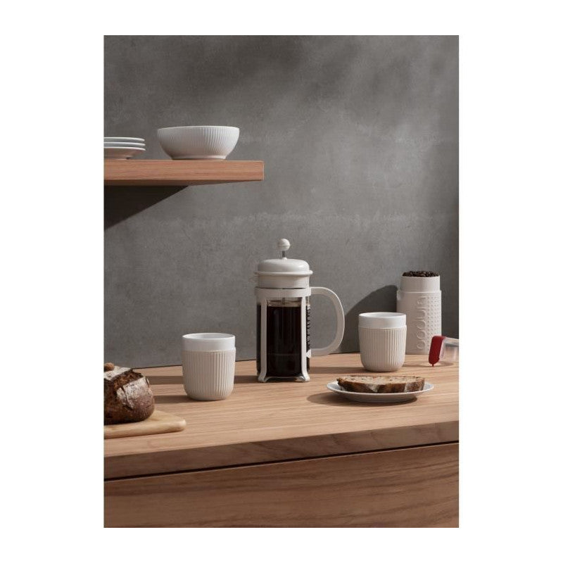 Cafetière à piston 8 tasses Java crème Bodum - Mathon - 2