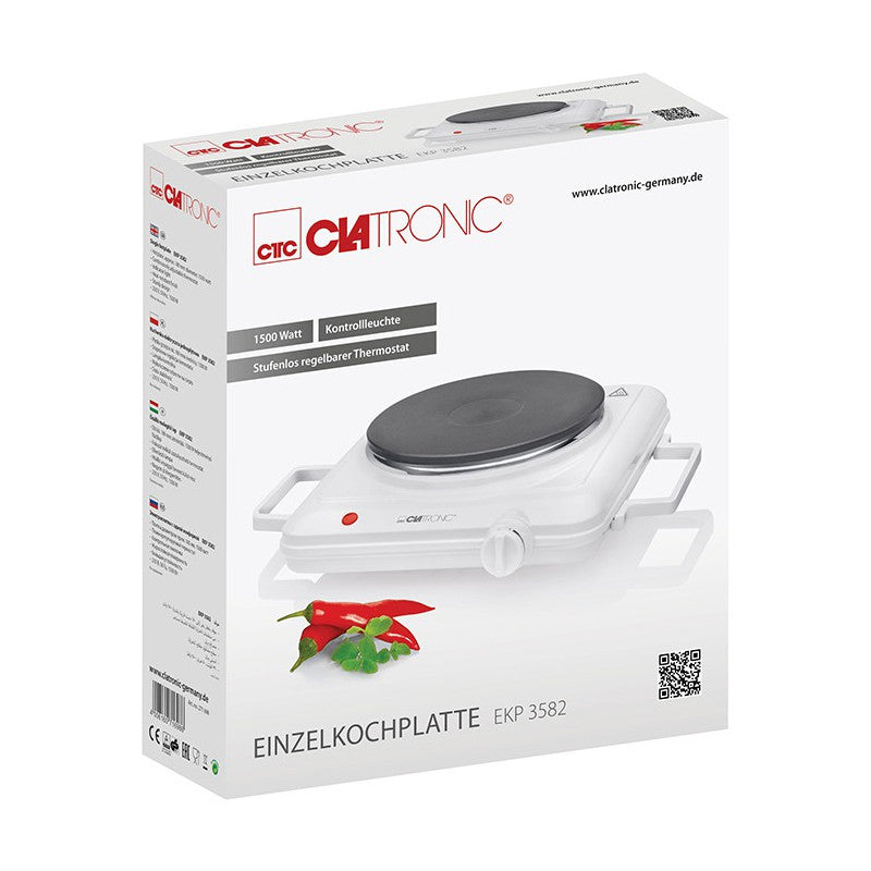 Plaque de cuisson simple Clatronic EKP 3582 Blanc Clatronic - Mathon - 5