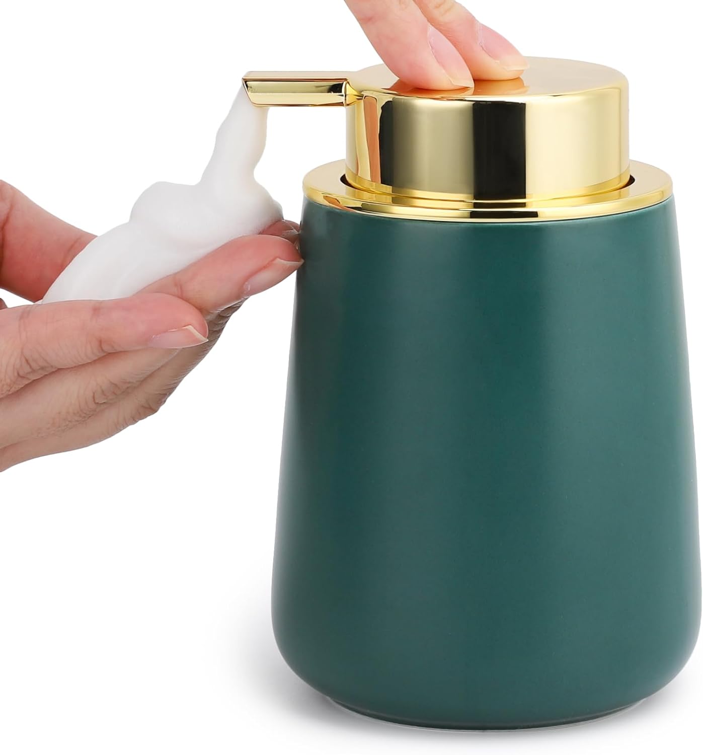 Distributeur Savon Mousse de 400ml vert Vendos85 - Mathon