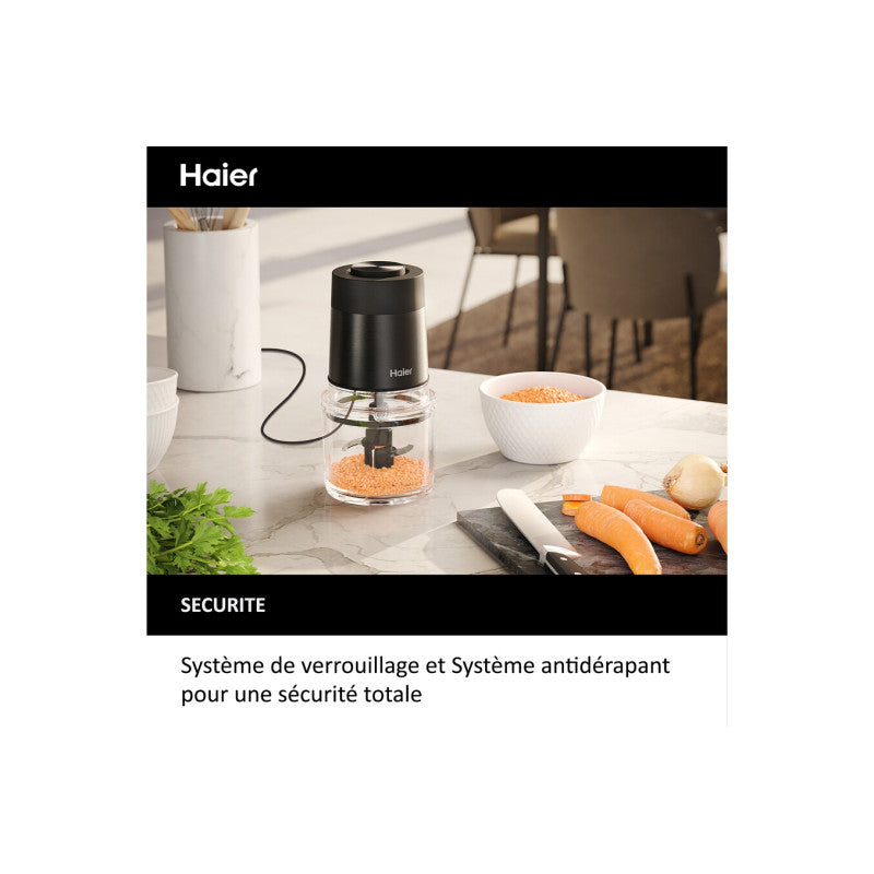 Mini Hachoir  Series 5 Hch5b1 011 550 W Noir Haier - Mathon - 6