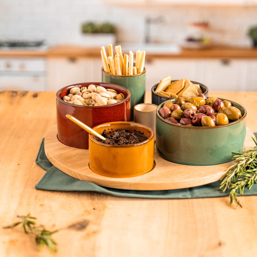 Service apéritif  6 pièces Elyas Table passion - Mathon - 2