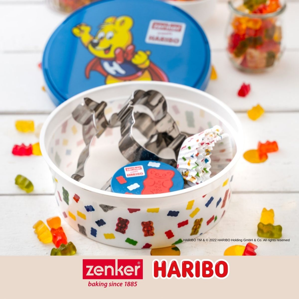 Boîte alimentaire avec couvercle en plastique 18,5 cm Zenker Haribo Zenker - Mathon - 5