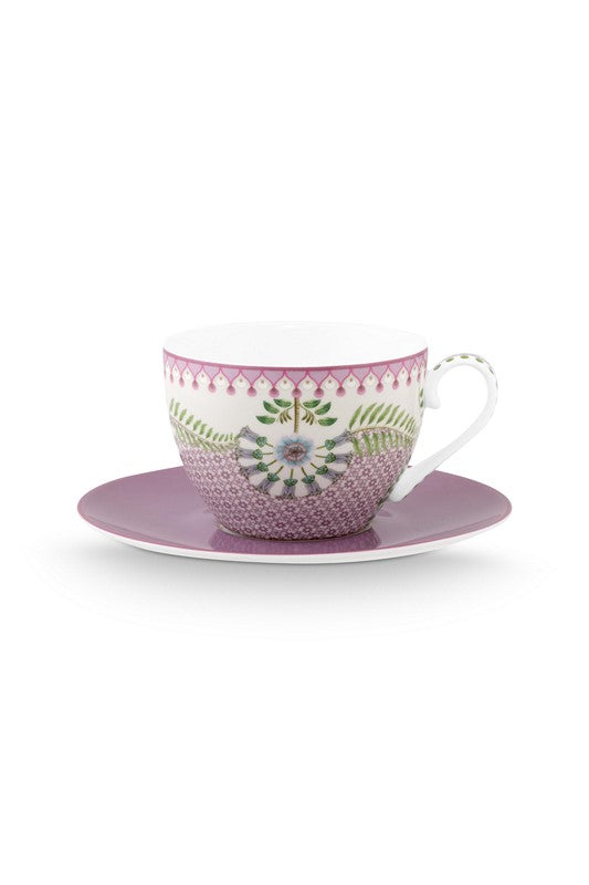 Coffret 2 Paire tasse thé (2 tasses + 2 sous-tasses) Lily & Lotus - 280ml Pip Studio - Mathon - 2