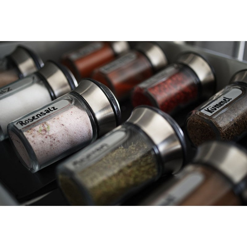 Set de 3 shakers avec organisateur en acier et plastique Gefu - Mathon - 5