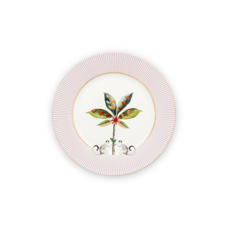 Lot de 6 Assiettes dessert La Majorelle Rose - 21cm Pip Studio - Mathon