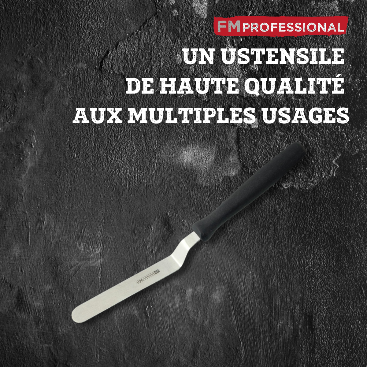Ensemble de 2 Mini spatules coudées 22,5 cm FM Professional - Mathon - 5