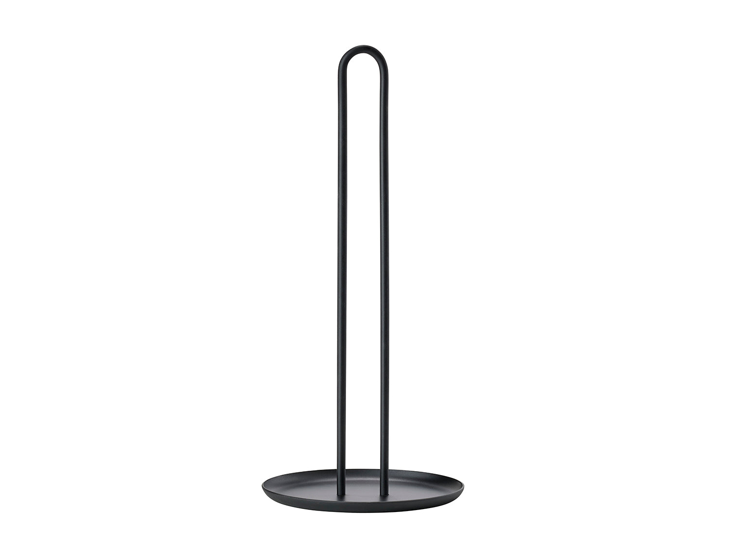 Porte-rouleau essuie-tout SINGLES en acier thermolaqué Noir Zone Denmark - Mathon - 1