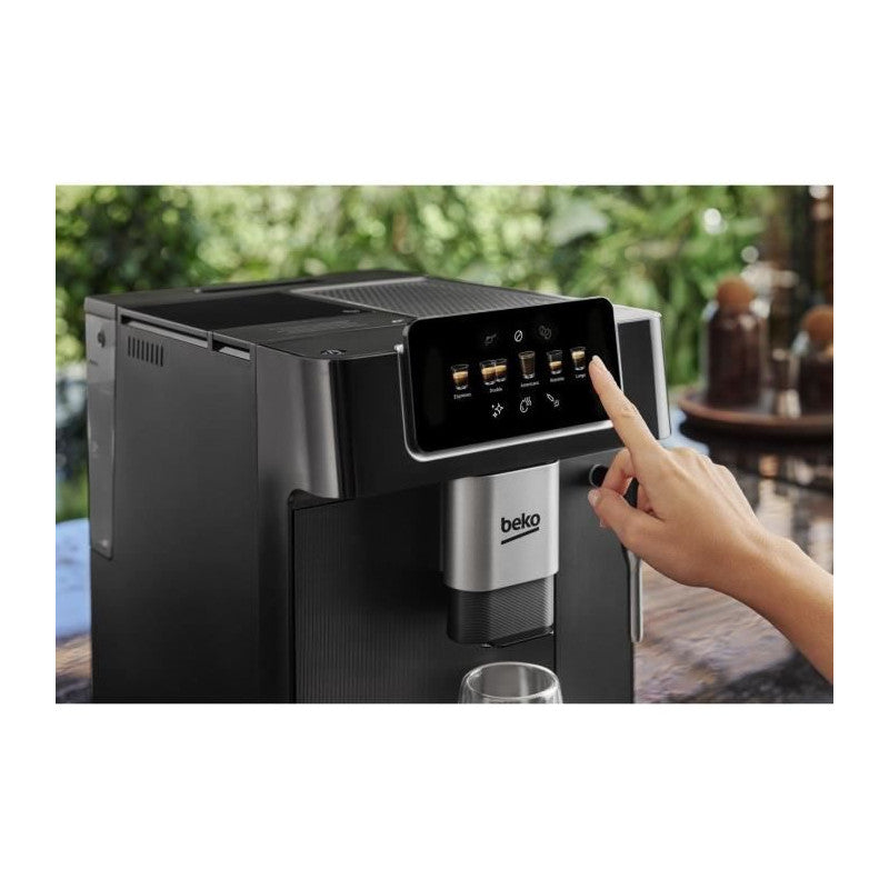 Machine A Café Avec Broyeur - Beko - Ceg7302b - 1350 W - 19 Bars - Noir Beko - Mathon - 4