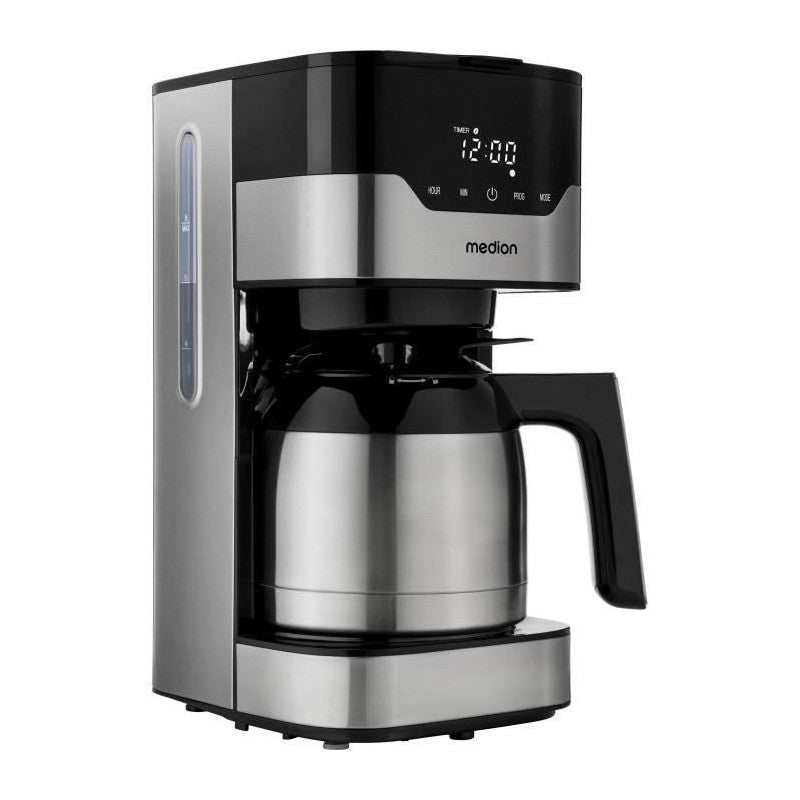 Cafetiere Filtre Programmable Avec Carafe - Medion - Md 18458 - Isotherme - 900w - 1,2 L Medion - Mathon - 1