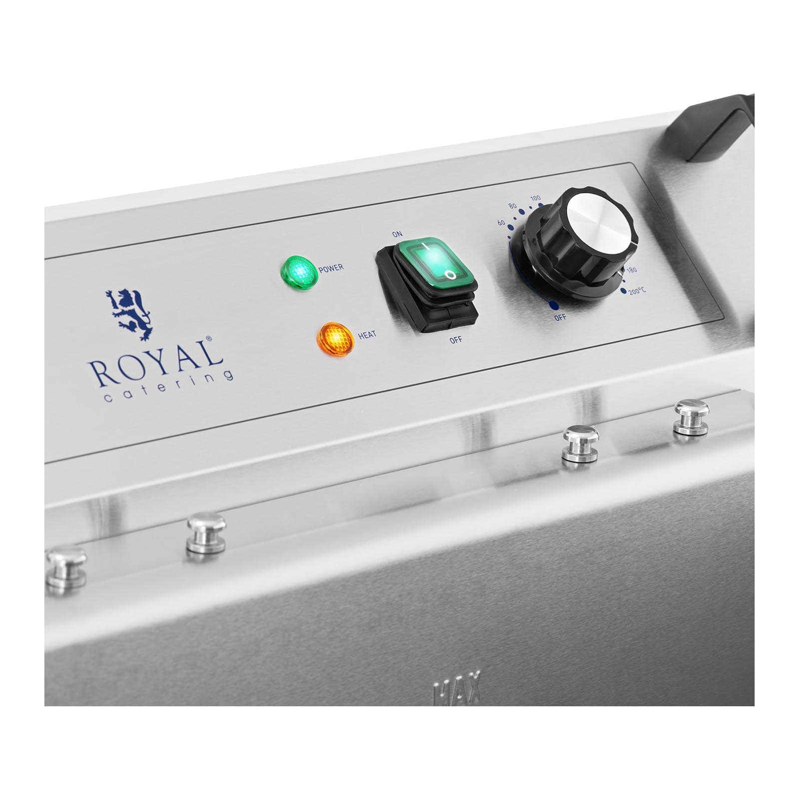 Friteuse à beignets 23 litres 230 volts professionnel acier inoxydable 14_0003991 - Mathon - 4