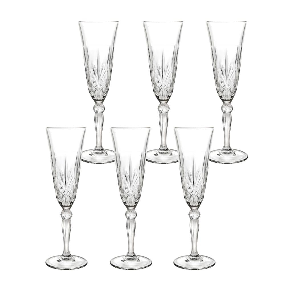 Boite de 6 flutes Mélodia 16 cl RCR - Mathon - 1