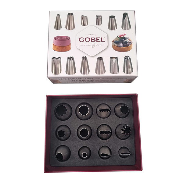 Coffret de 12 douilles en inox Pro GL364 Gobel - Mathon - 1
