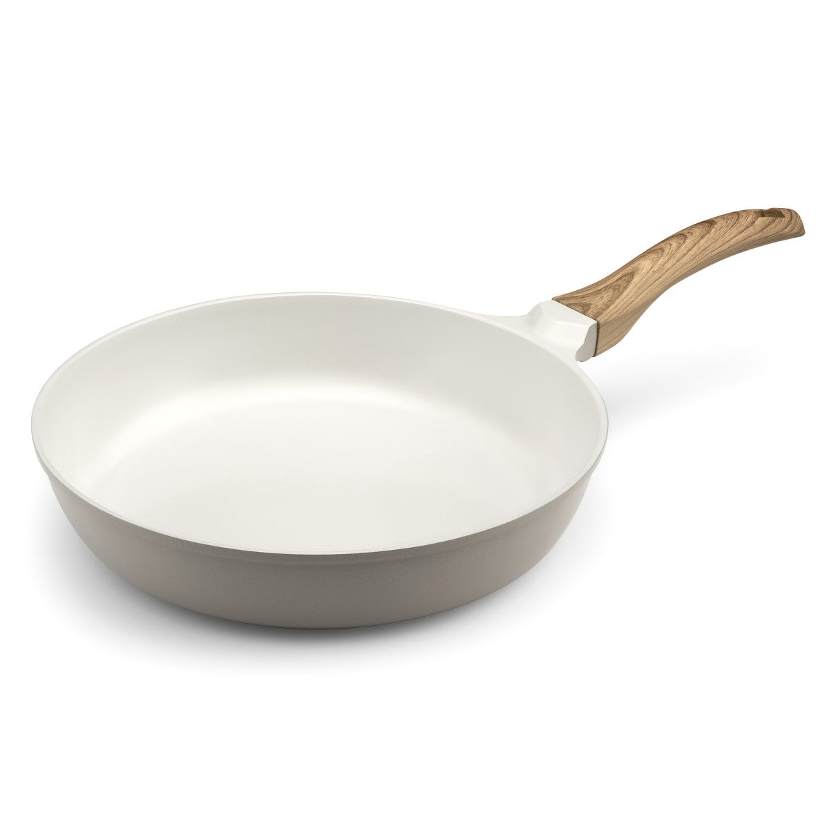 Mythic - Poêle 28 cm avec revêtement en céramique blanche Cuisinox - Mathon - 1