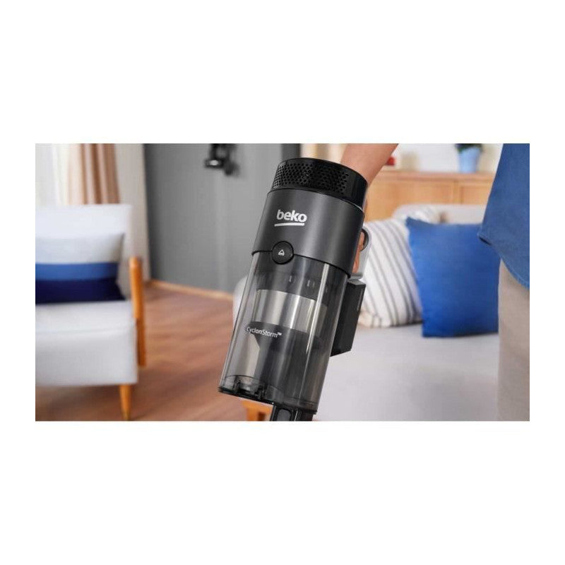 Beko Vrt97325vy - Aspirateur Balai - 450 W - 150 Aw - Station De Vidange - Noir / Vert Beko - Mathon - 4