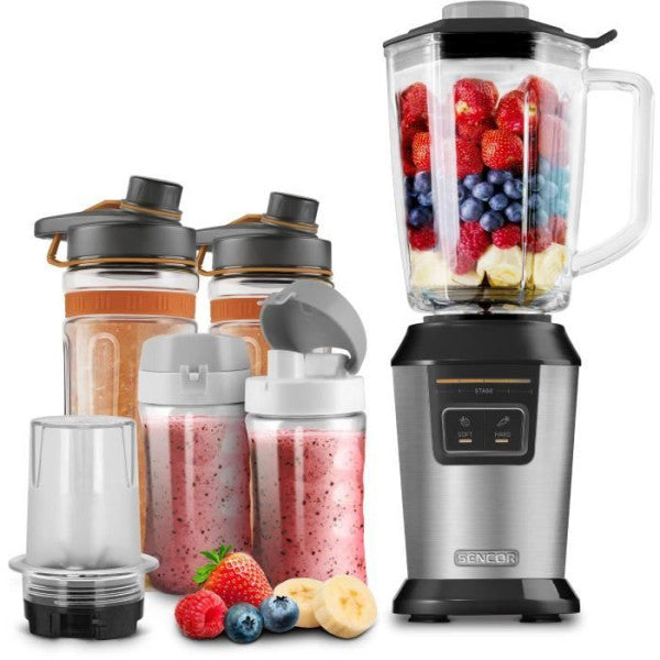 Blender  Smoothie -  - Sbl 7570ss - 800 W - Argent Sencor - Mathon - 1