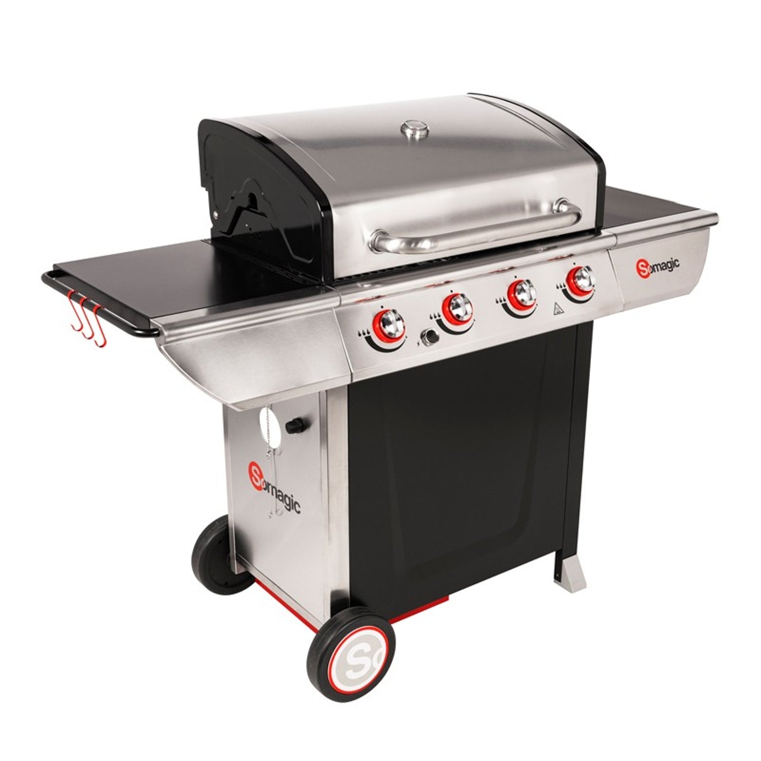 MANHATTAN 400GPI barbecue à gaz 4 brûleurs 14kW Somagic - Mathon - 3