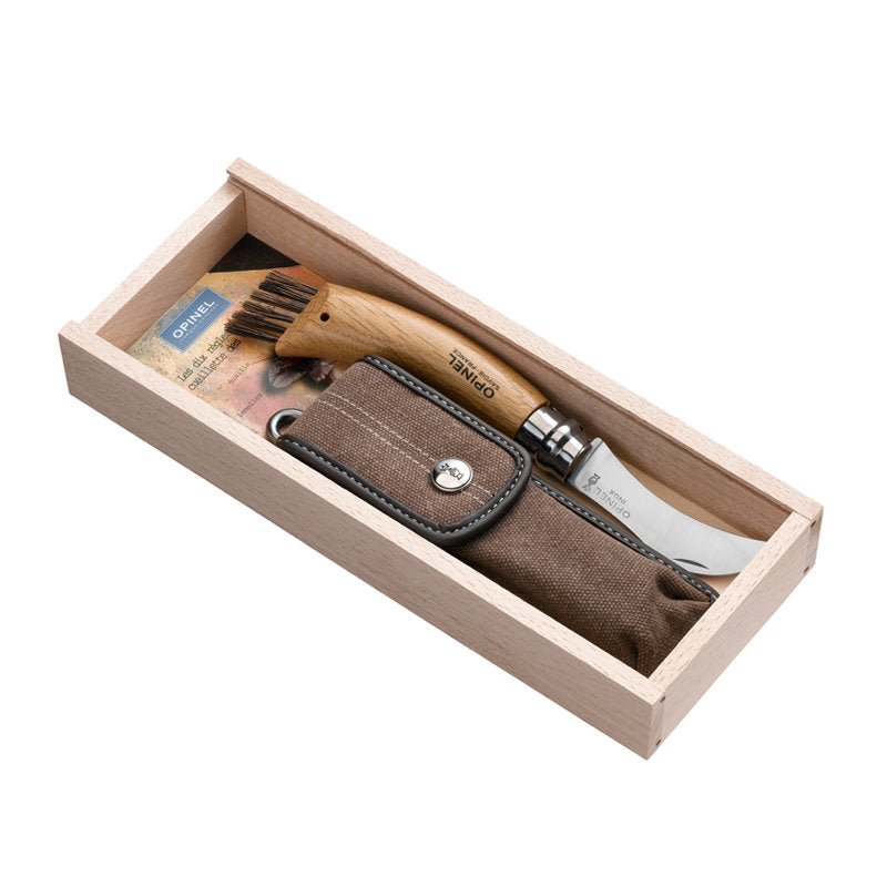 Plumier couteau à champignons N°08 et son étui Opinel - Mathon