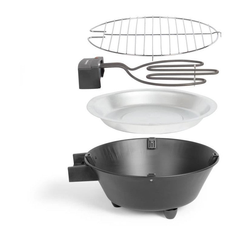 Barbecue électrique De Table - Livoo - Doc267 - 1250w - ø30 Cm - Bac Récupérateur Amovible - Témoin Lumineux - Démontable Livoo - Mathon - 3