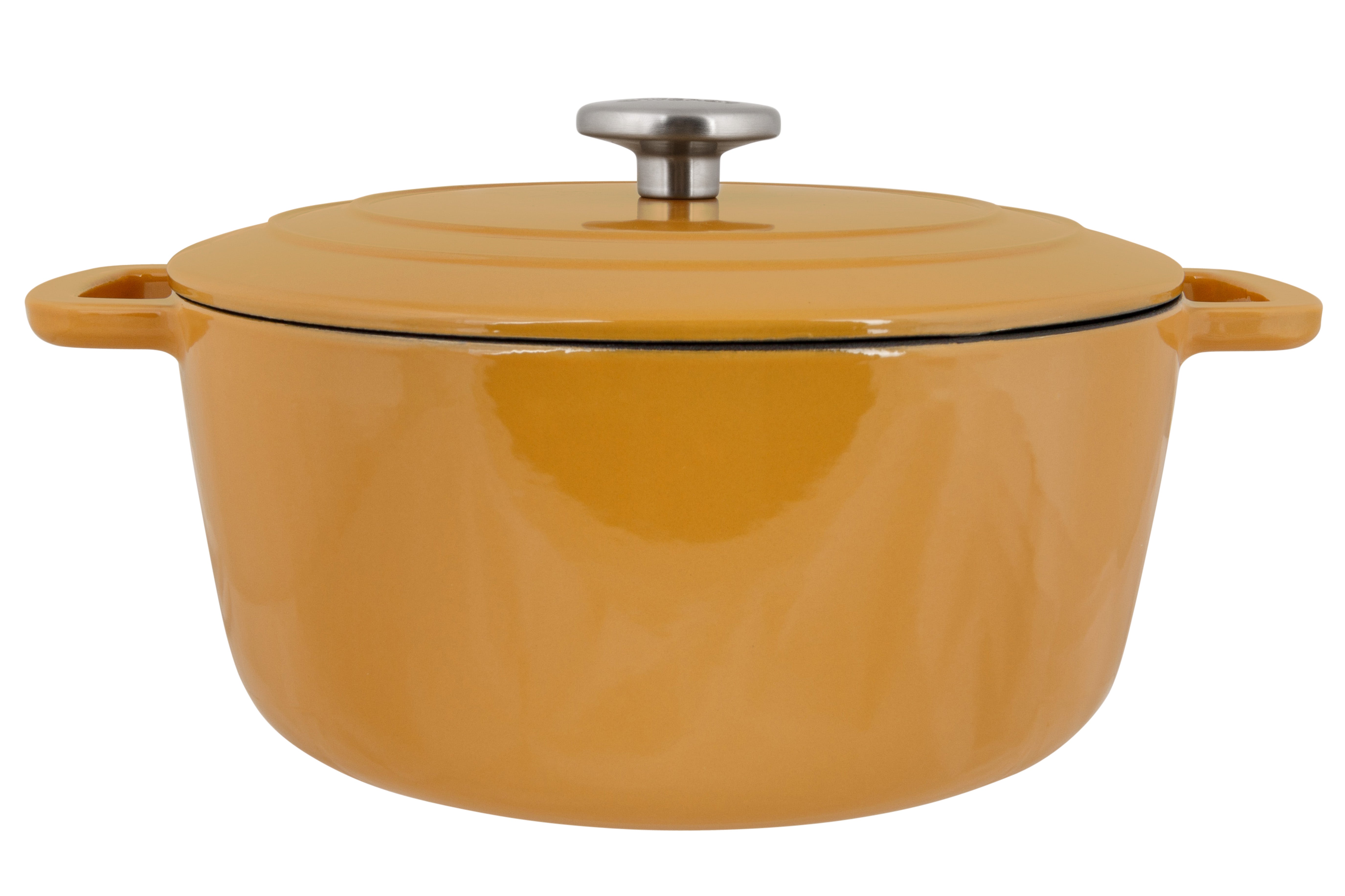 Cocotte en Fonte émaillée, FONTESTIC, Amber Gold, D28 cm Cosy & Trendy - Mathon - 1