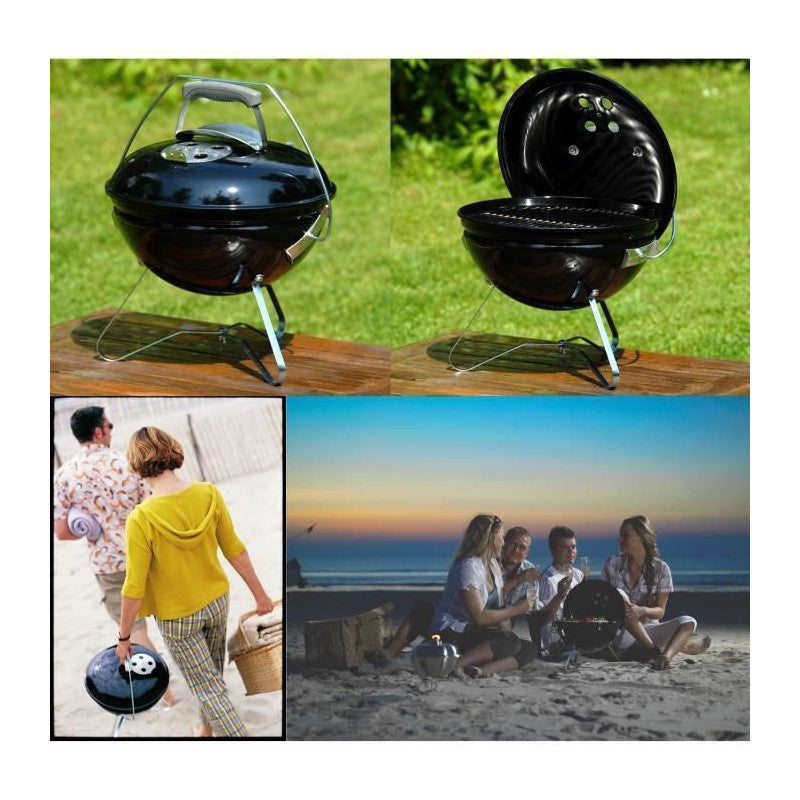 Barbecue charbon à couvercle Weber Smokey Joe Premium 37 cm Weber - Mathon - 4