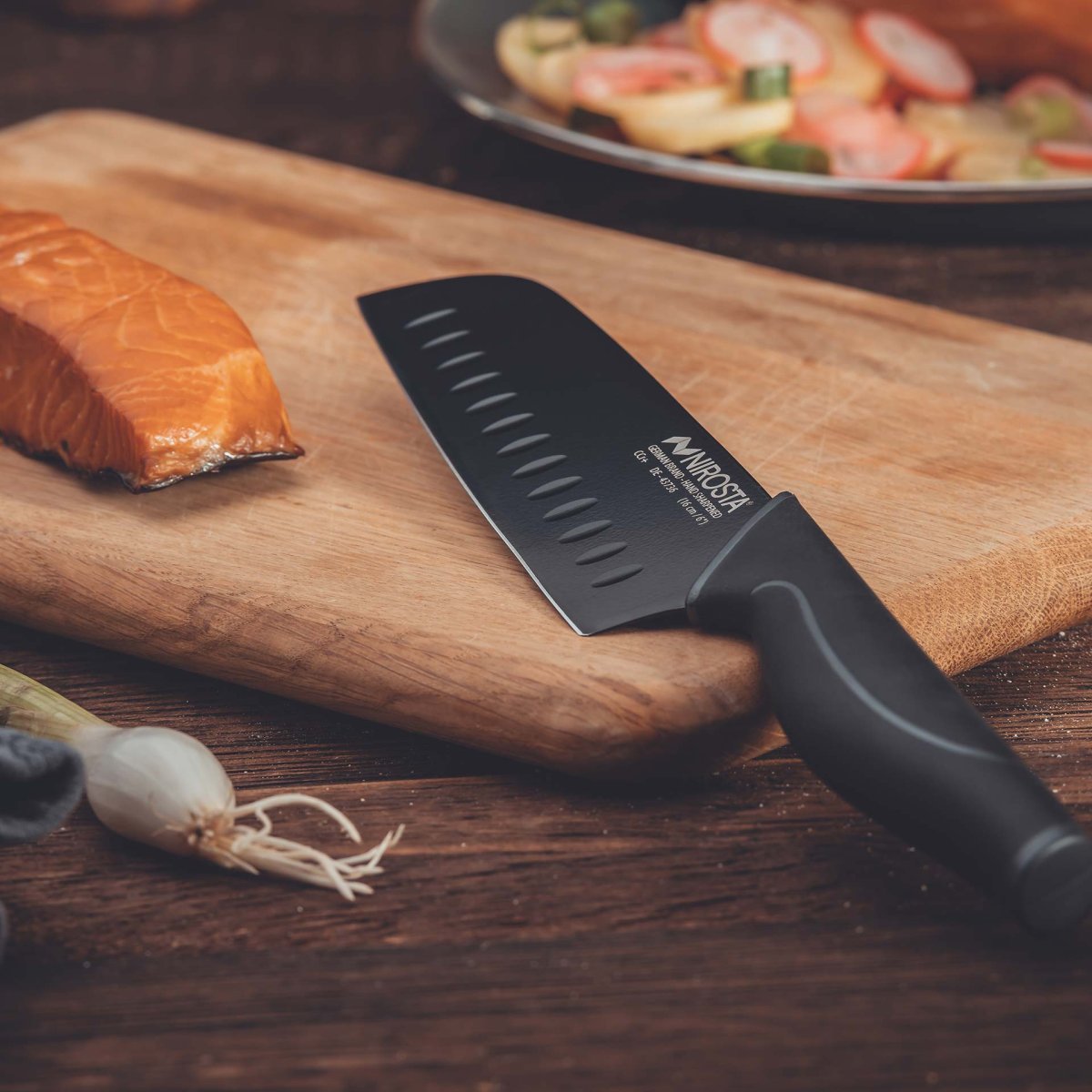 Couteau de cuisine Santoku lame de 16 cm  Black Edition Nirosta - Mathon - 4