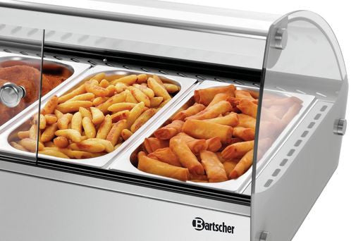 Vitrine chaude - 4 x GN 1/3 - Bartscher - Mathon - 4