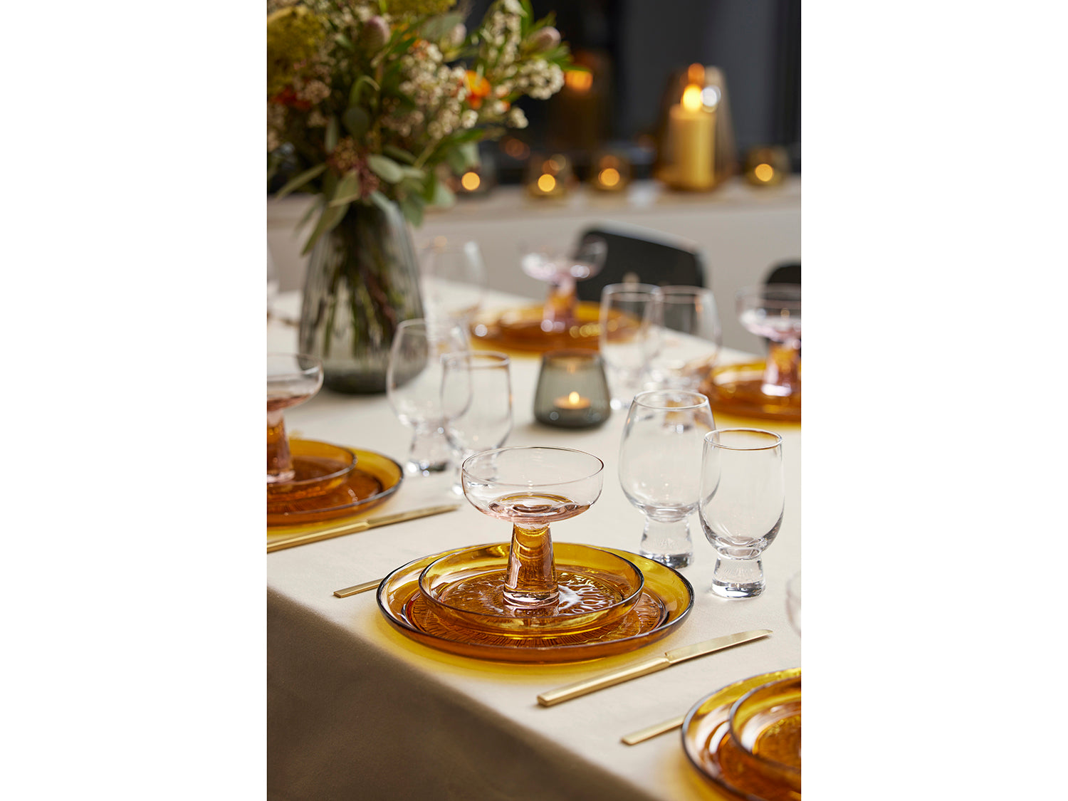 Assiette Kusintha en verre Ambre Bitz - Mathon - 4